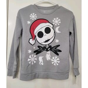 Disney the Nightmare Before Christmas ~ Jack Skellington Sweatshirt Kids Size 10